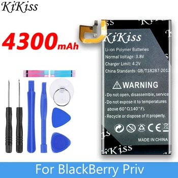 KiKiss 4300mAh BAT-60122-003 Baterija Za BlackBerry Priv Dobre Kakovosti Mobilni Telefon Baterije