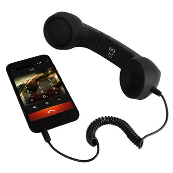Telefon Telefonska Anti-sevanje Sprejemniki, mobilni telefon 3,5 mm, Retro Slušalka, Slušalke, MIKROFON Mikrofon Za IPhone Xiaomi Huawei