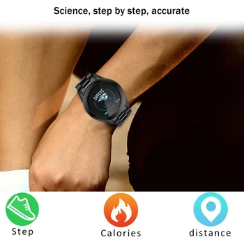 LIGE Moda Pametno Gledati Moški Ženske Šport Fitnes Tracker za Android, ios, Srčni utrip, Krvni Tlak Monitor Nepremočljiva smartwatch
