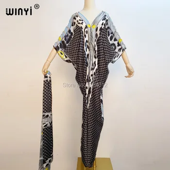 Afriške obleke za ženske, Nove vroče prodajo priljubljene Pisane porjavelost 2021 Ženske stranka dolgo obleko proti-vrat mlajše dekle dolgo obleko