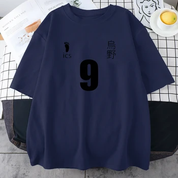 Kageyama Tobio Haikyuu Tiskanje Ženske Majice Crewneck Prevelik Oblačila Dihanje Svoboden Tee-Shirt Modni Slog Moški T-Shirt