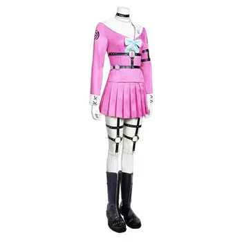 Danganronpa V3: Ubijanje Harmonije-Miu Iruma Cosplay Kostum Ženske Obleke Obleke Halloween Carnival Obleko