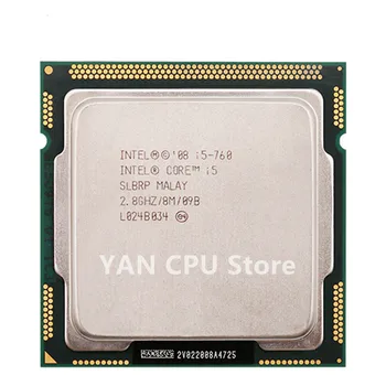 Feer shippingIntel Core i5-760 i5 760 2.8 GHz Quad-Core CPU Procesor 8M 95W LGA 1156