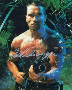 Arnold Schwarzenegger PODPISANA FOTOGRAFIJA, Art Film Tiskanja Svile Plakat Doma Stenski Dekor 24x36inch
