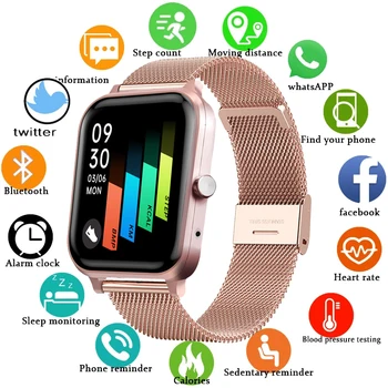 GEJIAN Pametno gledati Moški Ženske Bluetooth Klic po Meri Izbiranje Ipx7 Nepremočljiva Smartwatch Srčni utrip Spanja Spremljanje Za Android ios
