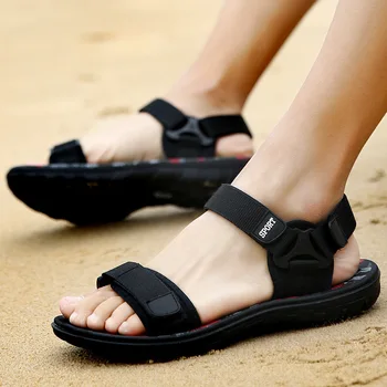 YWYGMZ Moški sandali 2020 poletni čevlji moški sandali kavljem&zanke moških plaži sandali sandalias hombre na prostem