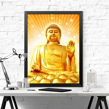 Evershine Diamond Slikarstvo Vere Buda Celoten Kvadratni 5D Diamond Vladarski Portret Zen Vezenje Kristalno Nosorogovo Slike