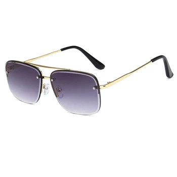 Klasična Prevelik Gradient Žensk Pilotni sončna Očala Zakonsko žarek Pravokotnik Zlitine Okvir sončna Očala UV400