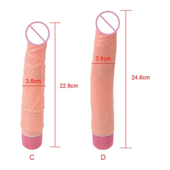 Nepremočljiva Sex Igrače za Ženske G spot Klitoris Spodbujanje Realističen Dildo, Vibrator Masturbacija Penis Vibarting Stimulator