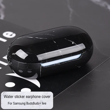 Za Samsung Galaxy Brsti Primeru Vodne Nalepke marmorja Slušalke Primeru Bluetooth PC Težko Za Samsung Galaxy Brsti Plus Zaščitni Pokrov