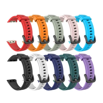 Trajno Stilsko Multicolor Silikonski Trak Manšeta Watch Band Zapestje Traku Za Honor 6 Smart Manšeta Dodatki