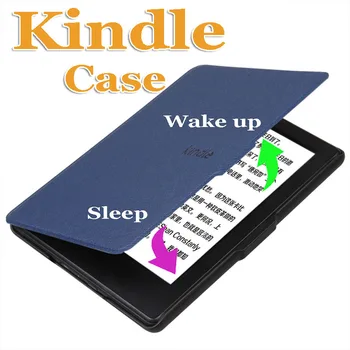 Zaščitni Pokrovček za Kindle Primeru Paperwhite4 Rokav KPW4 321 Usnje za Kindle Potovanje Oaza Lupini Zaščitna Zbudi Spanje