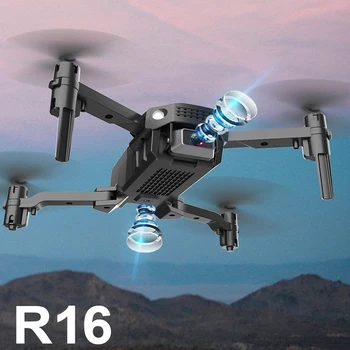 Novo R16 true HD 4k z dvojno lečo mini brnenje WiFi 1080p realnem času, prenos FPV brnenje menoj Zložljive RC Quadcopter igrača