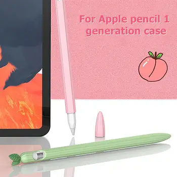 Srčkan Korenček Silikonski Svinčnik Za Apple Svinčnik 2/1 Ohišje Za IPad Tablični Dotik, Pisalo Karikatura Zaščitni Rokav Pokrov