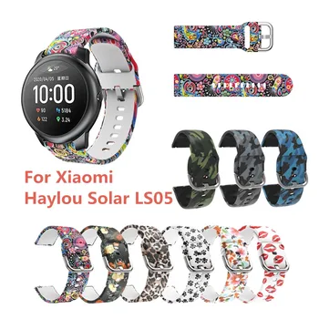 Silikonski Watch Trak Za Xiaomi Haylou Sončne LS05 22 mm Watchband Xiomi Xaomi Xiaome Haylou-Sončno-LS05 Razredi correa reloj de