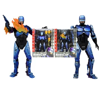 NECA Akcijska Figura, Robocop VS Terminator Serije 2 Bitki Poškodovanih & metalec ognja Akcijska Figura Model Igrača