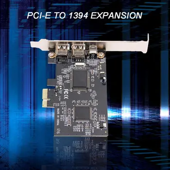 PCI Express PCI-E FireWire 1394a IEEE1394 Zunanji Krmilnik za Kartice 3 Vrata Za Windows XP/Vista/7 32/64 bit Z Firewire Kabel
