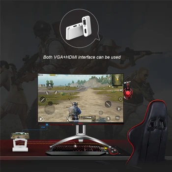 Novo BattleDock Pretvornik Keyboard & Mouse Napajalnik Stojalo Priklopa za FPS PUBG Mobilne Igre, Noži Ven, Pravila za Preživetje Igre