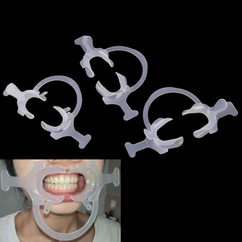 Pregledna Zobozdravstveni Material Ortodontskega C Tip Zob Intraoral Ustnice Lice Retractor Usta Odpirač