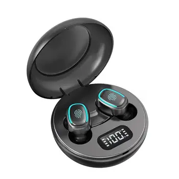 Wirelss Slušalke IPX6 Nepremočljiva TWS Touch Kontrole 3D Zvočni Učinek Čepkov V uho TWS Bluetooth 5.0 Slušalke Z LED Display-em