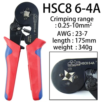 Priključek Priključek Obročki HSC8 6-4 robljenjem klešče tip iglo prilagajanje Cevasti orodje električne klešče self prilagajanje Cevasti