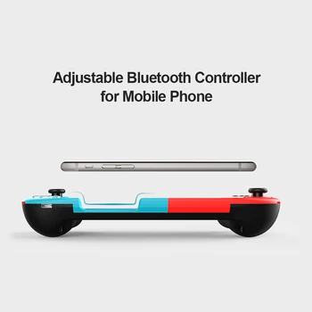 Ročaja Igre dodatna Oprema Mini Gamepad Podaljša Mobilni Telefon Gamepad Bluetooth-Pametni telefon, združljiv Brezžični Krmilnik za Igre