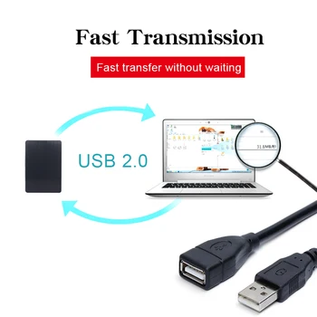 USB Podaljšek USB 3.0 2.0 Kabel za Smart TV PS4 Xbox Eno SSD USB 3.0 2.0 Podaljšek Podatkovni Kabel Mini USB Podaljšek