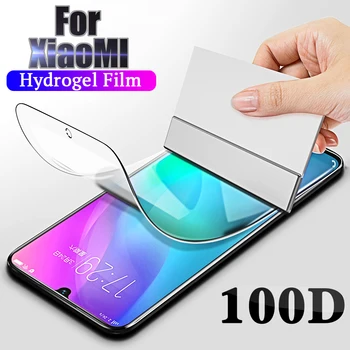 Hydrogel Film Screen Protector Za Xiaomi Mi 8 9 10 SE A2 A3 Lite 9T CC9E Poco X3 Mi Opomba 8 10 Ultra Pro Film Ni Stekla