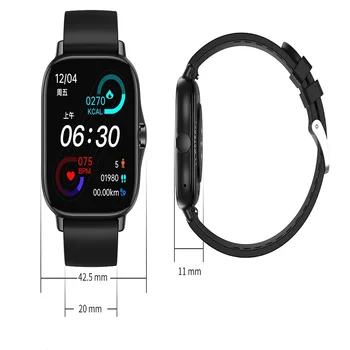 LENNIK DW11 Bluetooth za Sprejem Klicev Pametno Gledati Moški Ženske Fitnes Tracker Srčnega utripa Inteligentni Smartwatch za Xiaomi