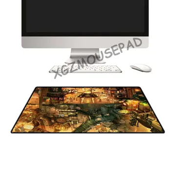XGZ Krajine Velikosti Mouse Pad Black Zaklepanje Rob Anime Živahno Urbano Računalniške Igre Tabela Mat nedrsečo Gumo Univerzalni