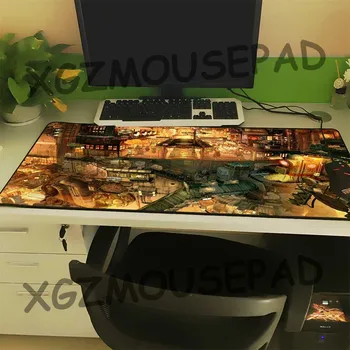XGZ Krajine Velikosti Mouse Pad Black Zaklepanje Rob Anime Živahno Urbano Računalniške Igre Tabela Mat nedrsečo Gumo Univerzalni