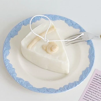 Simulacija Torto Sveča Silikonsko Plesni Medved Trikotnik Rezina Torte Obliko Aromaterapija Sladice Torta Dekoracijo Sveča Plesni
