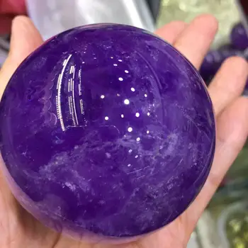 Naravno vijolično kristalno kroglo dekorativno pohištvo, darila in okraski zbirka