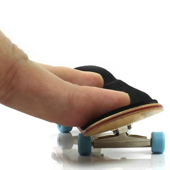 1Set Leseni Kabini Fingerboard Skateboard Športne Igre Otroci Darilo Javorjevega Lesa, na Novo določiti