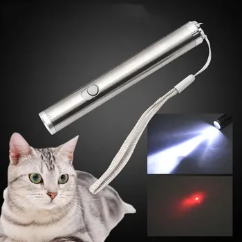 Multi-Funkcijski Smešno Mačka Ima Igrače Mini Svetilka Laser LED Pero Lahka Mačka Svetlobe Nasvetov, Funny Igrače za Hišne živali