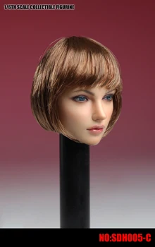 1/6 Ženske kratke lase Evropske lepoto glavo kiparstvo model SDH005, ki se uporablja za 12-palčni lutka znakov.