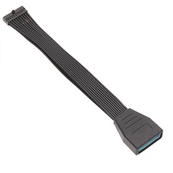 1Pcs Motherboard Mainboard USB 3.0, 20 Pin Ženski USB 3.0, 20 Pin Moški Kabel Podaljšek-15 cm