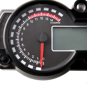 15000rpm Motocikel Instrumenti motorno kolo merilnik Hitrosti Merilnik, merilnik vrtljajev prevožene poti Motocikel Pribor Vodoodporni Digitalni LCD