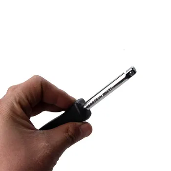 Koristno 1/4 Dual-namen Vtičnico Ključa Z 6.3 mm Dnu Luknjo Povezave Ročaj Vtičnico Ključa Orodje Izvijač Ročaj