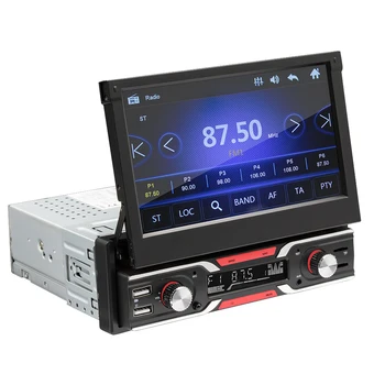 Avto Radio Multimedijski Predvajalnik Videa 7 palčni Vrtljivi Zaslon Bluetooth USB TF Kartice Vhod AUX Auto Stereo Inport MP5 Predvajalnik