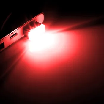 Mini USB Luči LED Avto Okoljske Svetlobe Modeliranje Luč za Mercedes-Benz A B R G Razreda GLK GLA W176 w203 w204 w205 w211 w212 w213