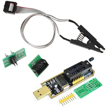 SOIC8 SOP8 Preskusni Posnetek Za EEPROM 93CXX / 25CXX / 24CXX + CH341A 24 25 Serije EEPROM-a (Flash) BIOS USB +1.8 V, Ac + Soic8 Adapter