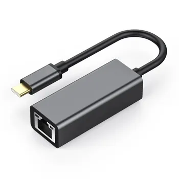USB-C za RJ45 Lan vmesnik PC Tipa C 10/100/1000Mbps za MacBook Pro Samsung Galaxy Android Omrežno Kartico USB Ethernet Pretvornik