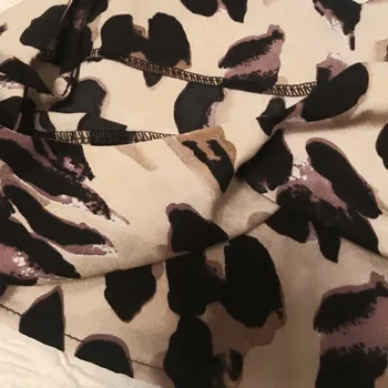 Svila Leopard Pižamo Za Ženske Saten Perilo Čipke Hlače Ženske Camisole Hlače Sleepwear bo Ustrezala More pijamas de mujer