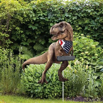 38*38 cm Vrt Kovinski Letalo Dinozaver Kip Dekoracijo Kovinskih Vrtna Umetnost Gotike Zmaj Vrt Kiparstvo Dekor kip dinozavra