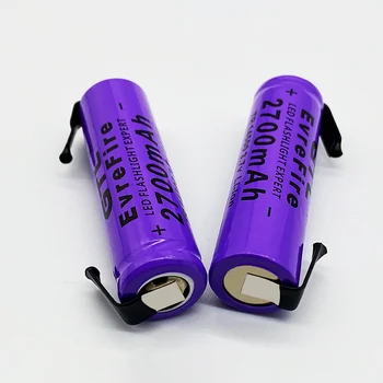 Novo 14500 litij-battery3.7V2700 mah polnilne baterije, Varjene, iz Niklja Folija bateria uporablja v igrača LED svetilka
