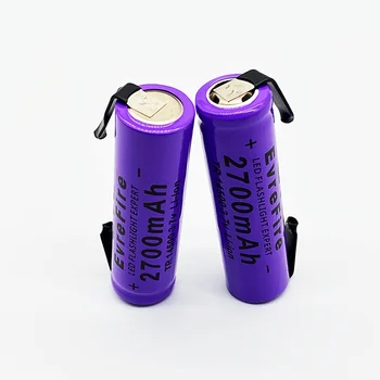 Novo 14500 litij-battery3.7V2700 mah polnilne baterije, Varjene, iz Niklja Folija bateria uporablja v igrača LED svetilka