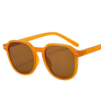 XojoX Letnik ženska sončna Očala Moški Modni Prostem sončna Očala Retro Mleko Čaj Buljiti 2021 Nov Trend Očala
