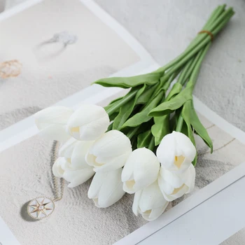 Umetni Tulipanov Cvet Realne Umetno Šopek Poročni Dobave Domača Dnevna Soba Dekoracijo Darila Za Mamo Punco
