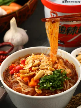 Kitajski gourmet hot in kislo rezanci Mala Tang trebuh rezanci s hitro prehrano ljudi, sladki krompir vermicelli 2 škatle